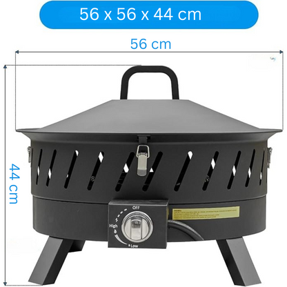 Lume Fire Glow - Portable Propane Gas Fire Pit